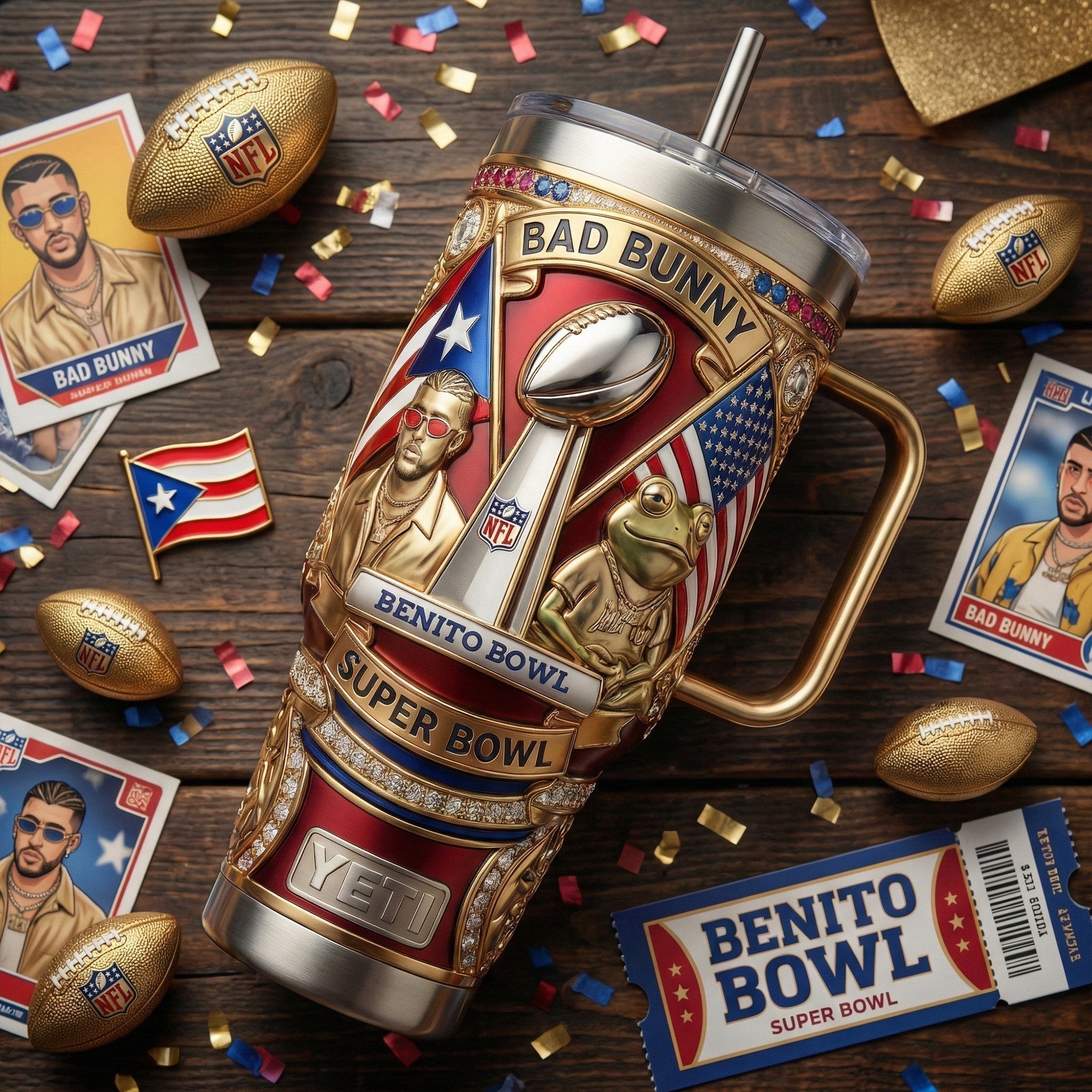 BBN 40oz Tumbler With Handle LNTH