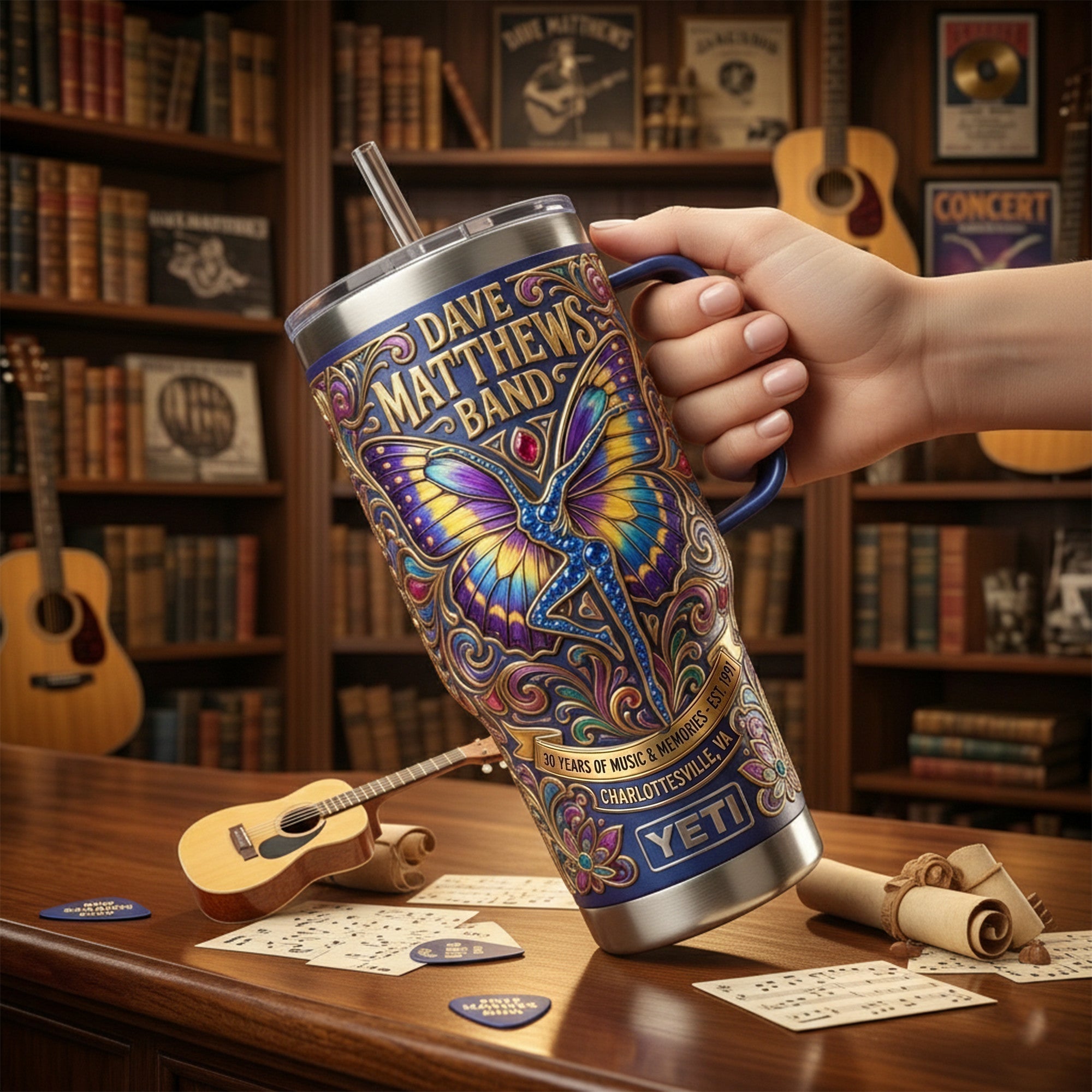 DMB 40oz Tumbler With Handle LNTH