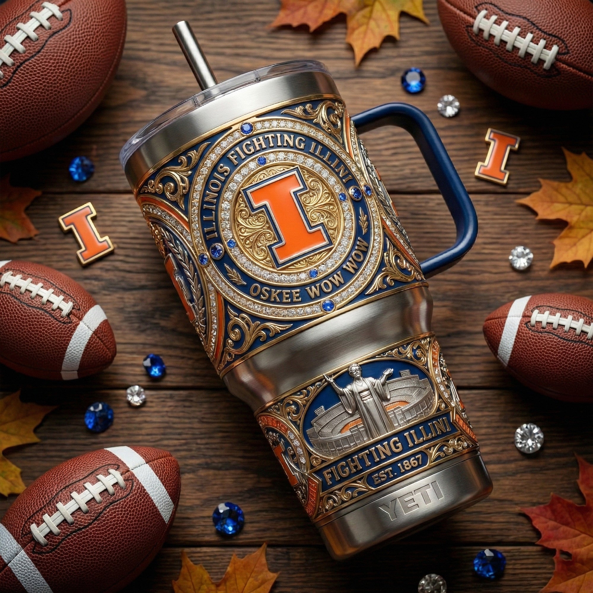 IFI 40oz Tumbler With Handle LNTH