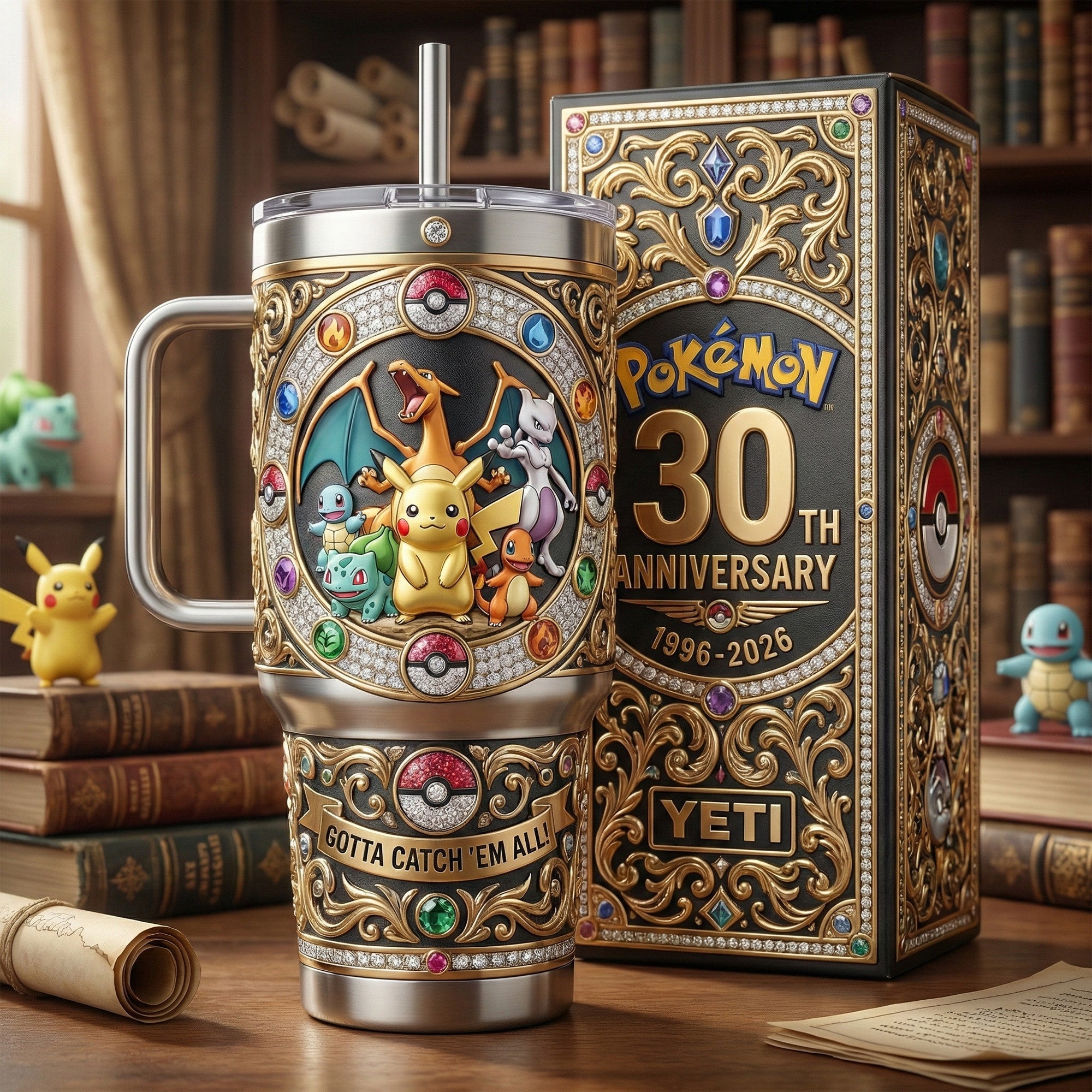 PKM 40oz Tumbler With Handle LNTH