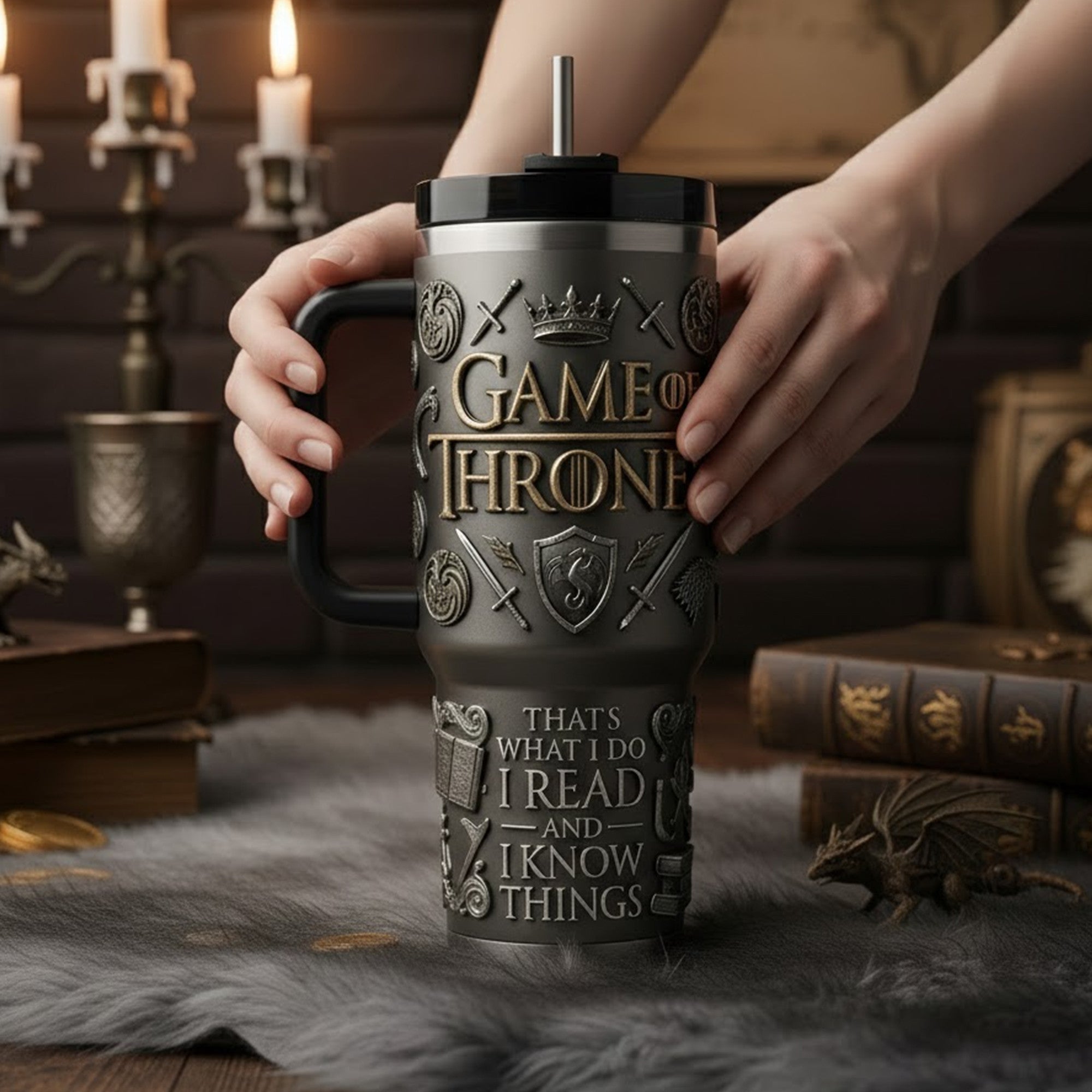 GOT 40oz Tumbler With Handle TNSM