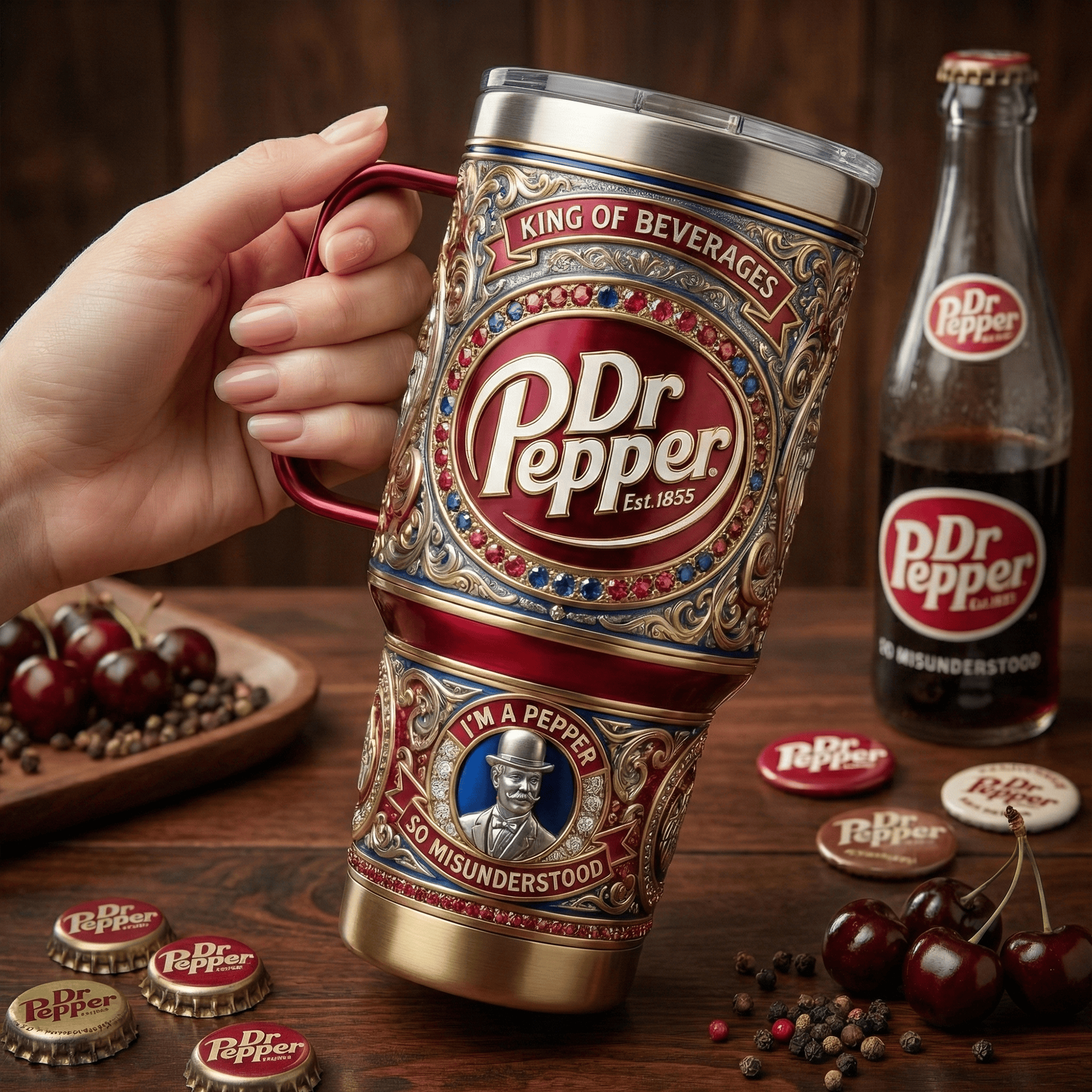 DPR 40oz Tumbler With Handle LNTH