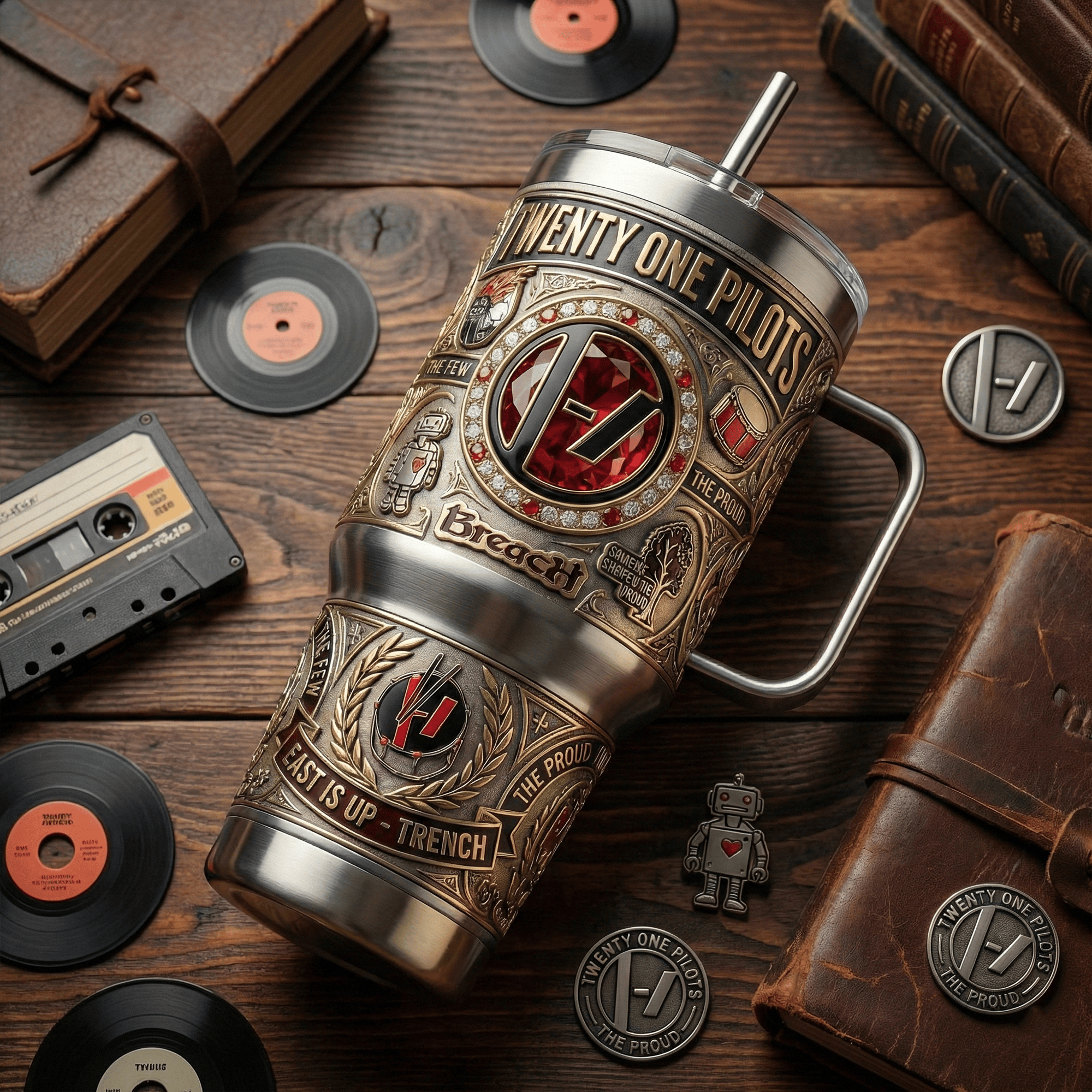 TOP 40oz Tumbler With Handle LNTH