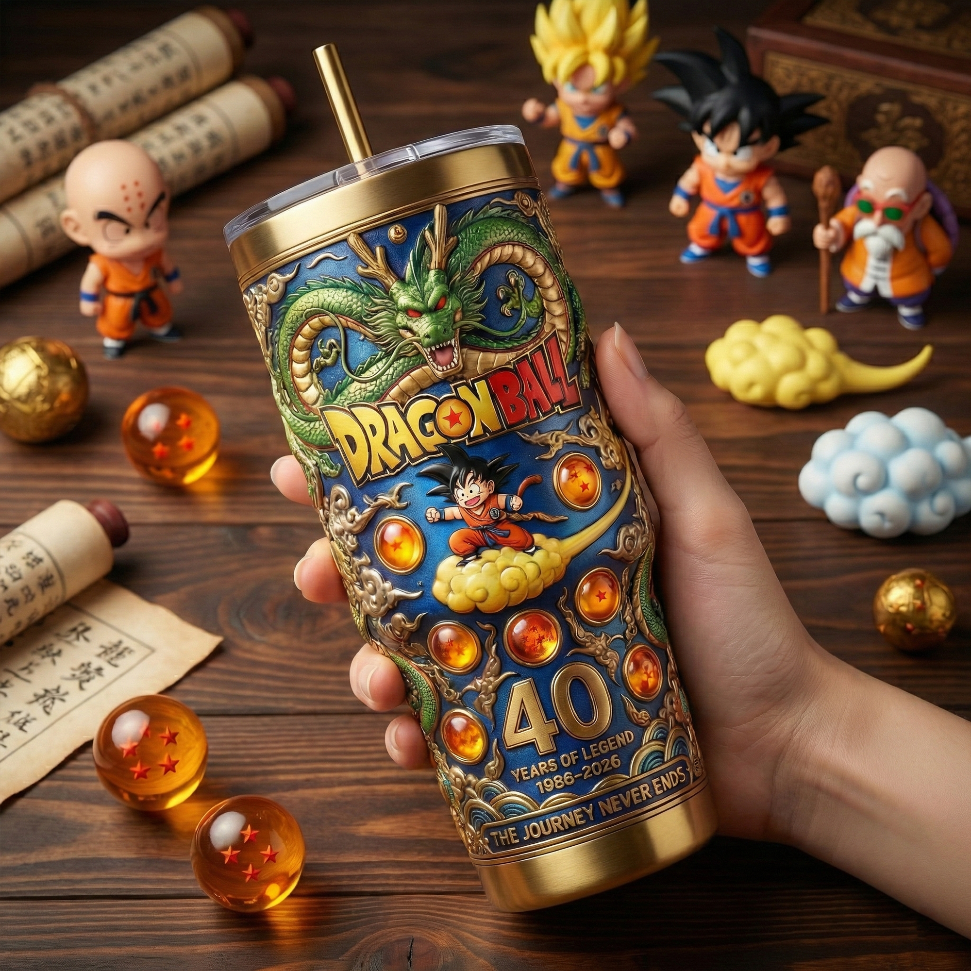 DGBL 30oz SS Curved Tumbler LNTH