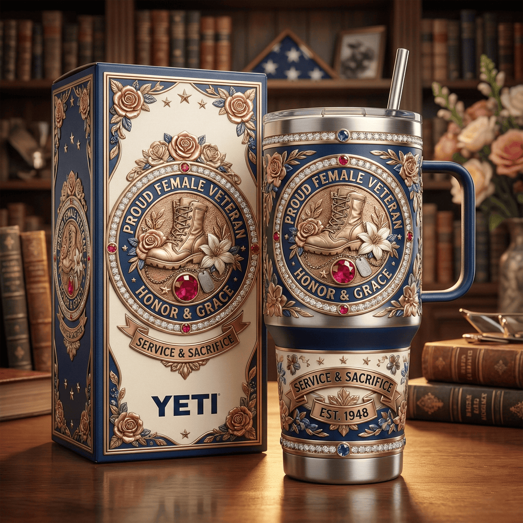 Veterans 40oz Tumbler With Handle LNTH