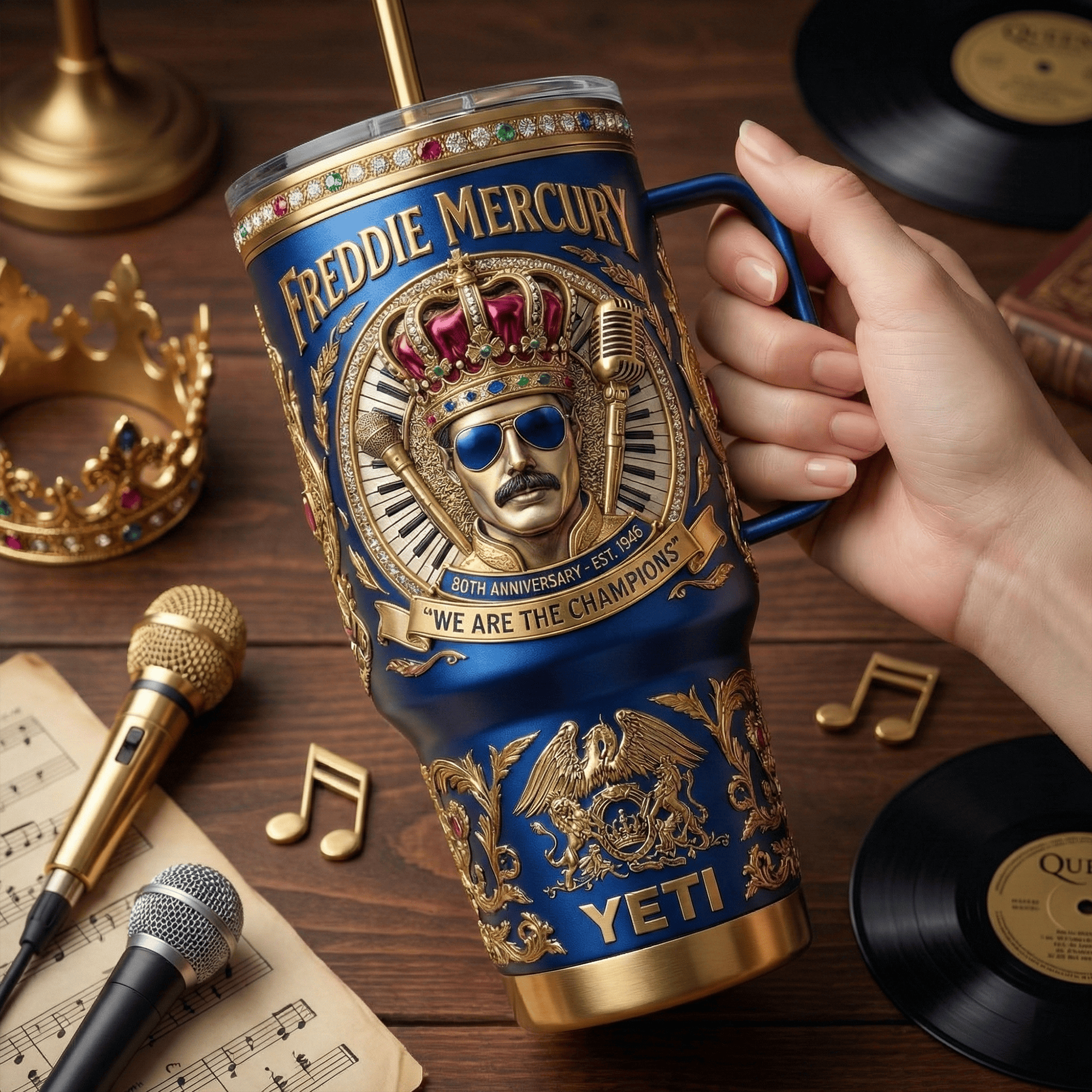 FRED 40oz Tumbler With Handle LNTH