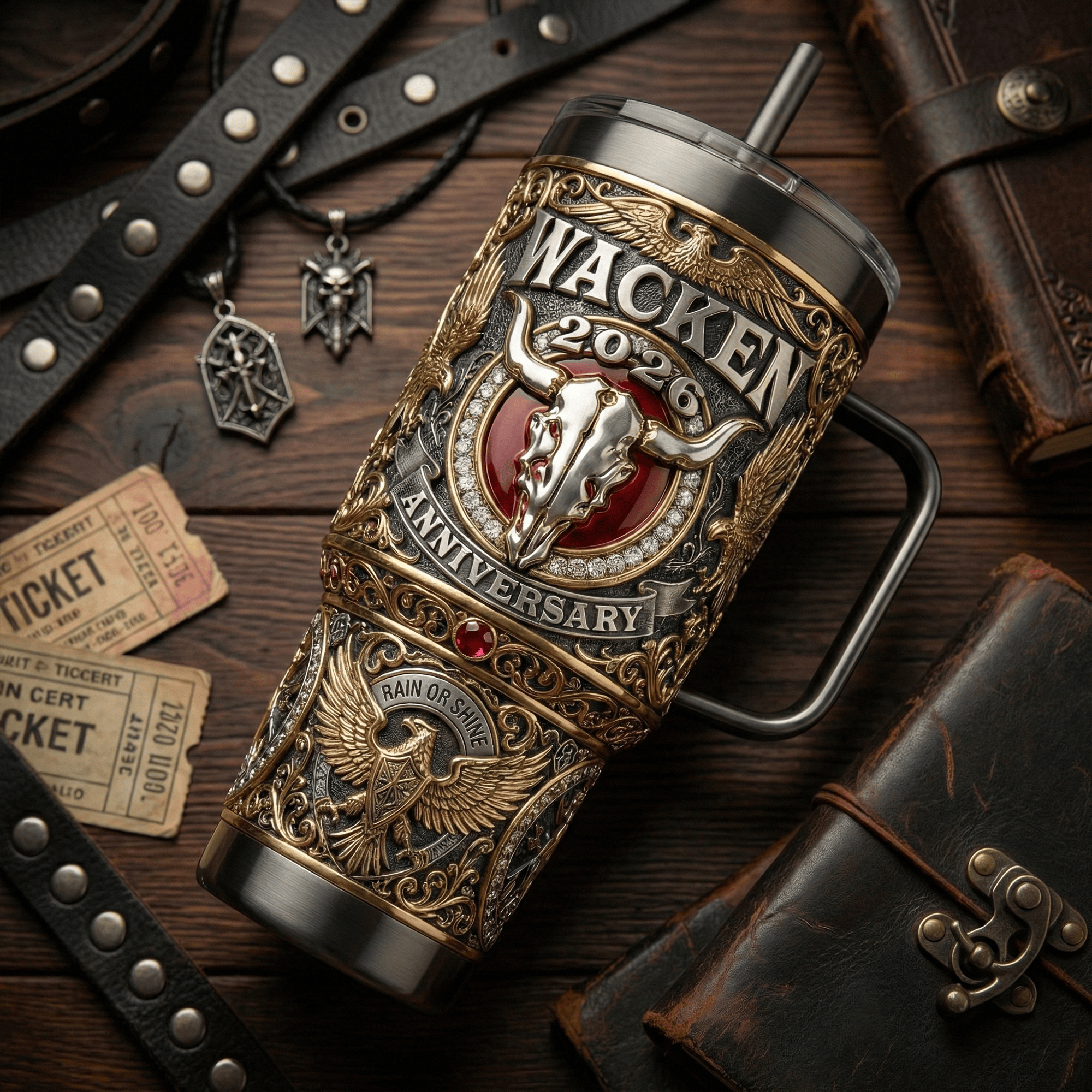 WOA 40oz Tumbler With Handle LNTH