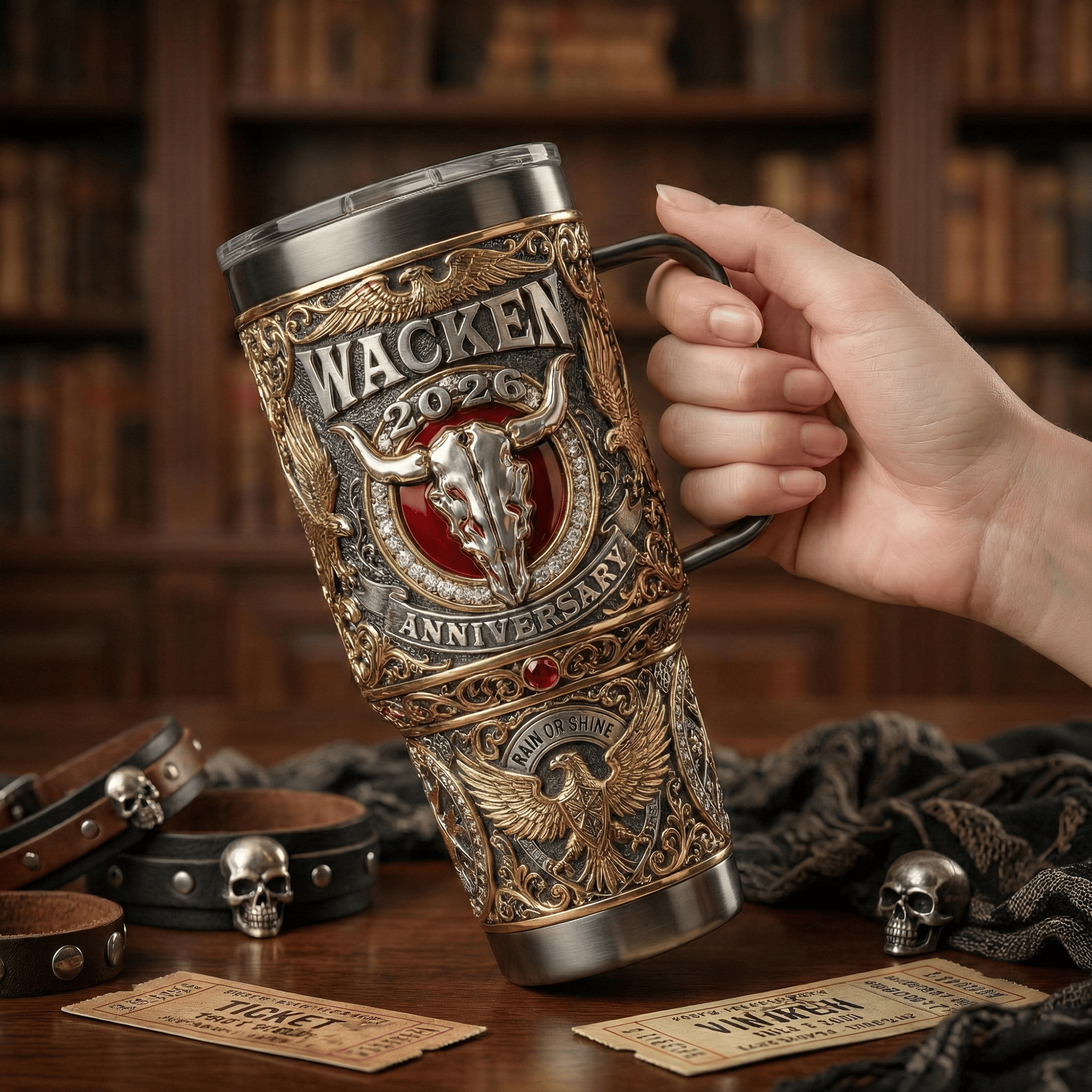 WOA 40oz Tumbler With Handle LNTH