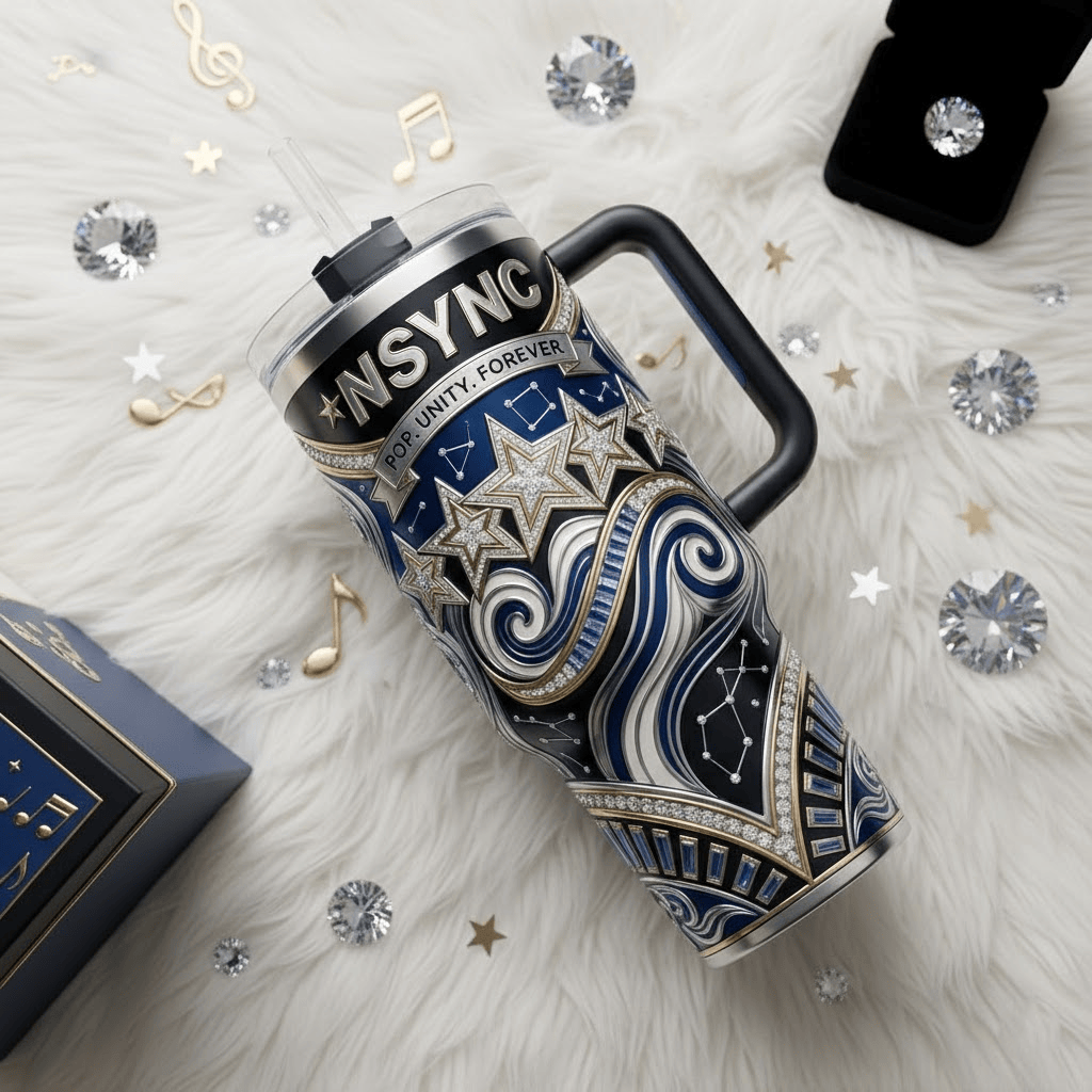 NSYN 40oz Tumbler With Handle PDL